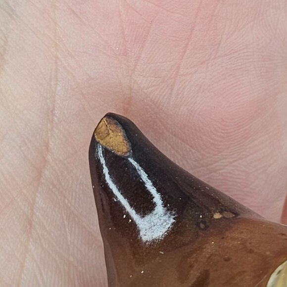 Vintage Ceramic Boxer Dog Figurine Injured Sad Puppy *Chipped* - Picture 9 of 9